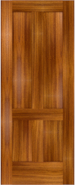 Flat  Panel   Washington  Teak  Doors